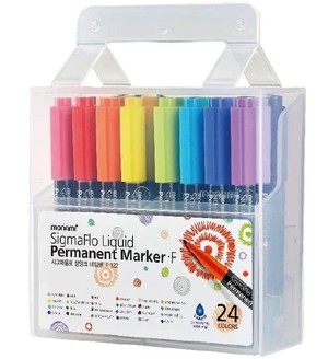 Marker permanentny SigmaFlo 24kol MONAMI