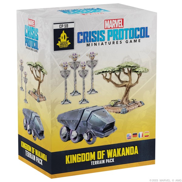 Gra Marvel: Crisis Protocol - Kingdom of Wakanda Terrain Pack (wersja angielska)