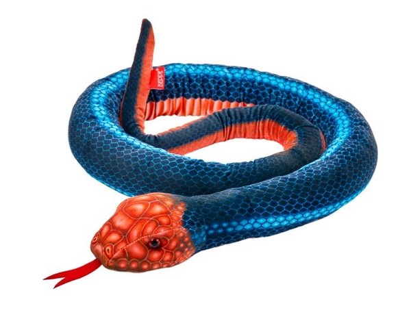 Maskotka Wąż niebiesko-pomaarańczowy
