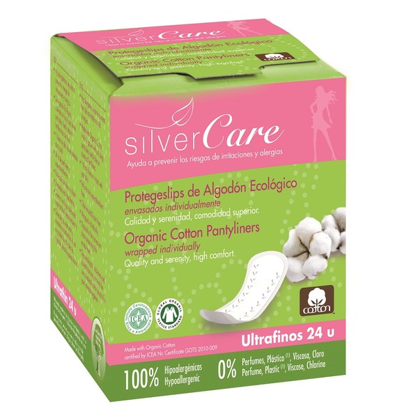 Silver Care Organic Ultracienkie wkładki higieniczne z bawełny organicznej