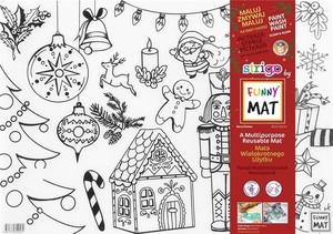 Mata transparentna Christmas Funny Mat STRIGO