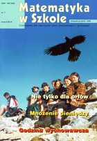 Matematyka w Szkole. Czasopismo dla nauczycieli szkół podstawowych i gimnazjów - pdf Nr 7