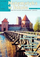 Matematyka w Szkole. Czasopismo dla nauczycieli szkół podstawowych i gimnazjów - pdf Nr 15