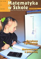 Matematyka w Szkole. Czasopismo dla nauczycieli szkół podstawowych i gimnazjów - pdf Nr 9