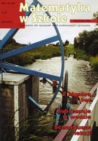 Matematyka w Szkole. Czasopismo dla nauczycieli szkół podstawowych i gimnazjów - pdf Nr 25