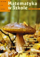 Matematyka w Szkole. Czasopismo dla nauczycieli szkół podstawowych i gimnazjów - pdf Nr 26