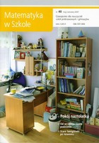 Matematyka w Szkole. Czasopismo dla nauczycieli szkół podstawowych i gimnazjów - pdf Nr 40