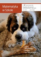 Matematyka w Szkole. Czasopismo dla nauczycieli szkół podstawowych i gimnazjów. Nr 49 - pdf