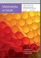 Matematyka w Szkole. Czasopismo dla nauczycieli szkół podstawowych i gimnazjów. Nr 52 - pdf