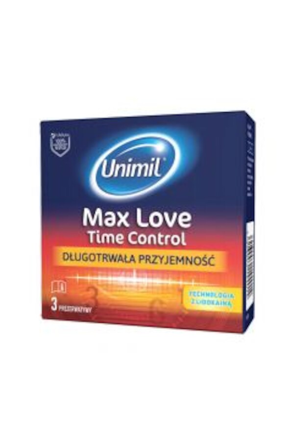 Max Love Time Control nawilżane lateksowe prezerwatywy