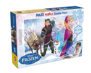 Puzzle dwustronne MAXI Kraina lodu / Frozen