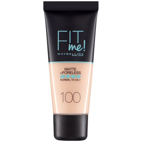 Fit Me Matte Poreless 100 Warm Ivory Podkład matujący do twarzy