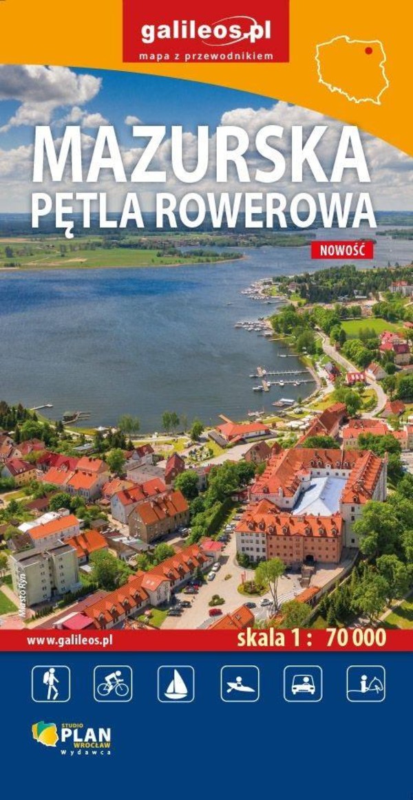 Mazurska Pętla Rowerowa 1:70 000