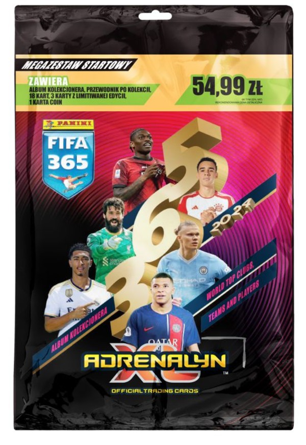Megazestaw startowy album + karty Fifa 365 Adrenalyn XL 2024