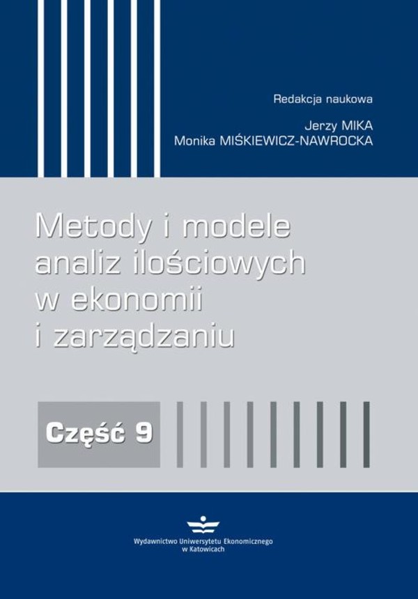 Metody i modele analiz ilościowych w ekonomii i zarządzaniu - pdf