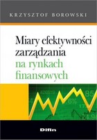 Miary efektywności zarządzania na rynkach finansowych - pdf