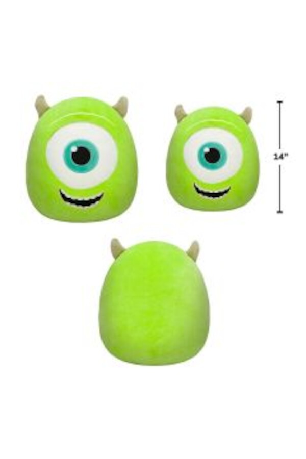 Mike Wazowski. Squishmallows. Disney. Wersja B, pluszak, 35 cm