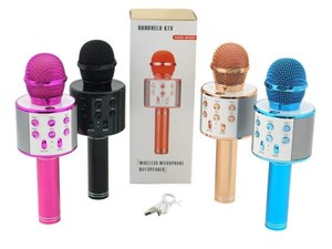 Mikrofon z głośnikiem Bluetooth i wejściem USB, wielofunkcyjny, zmienia głos