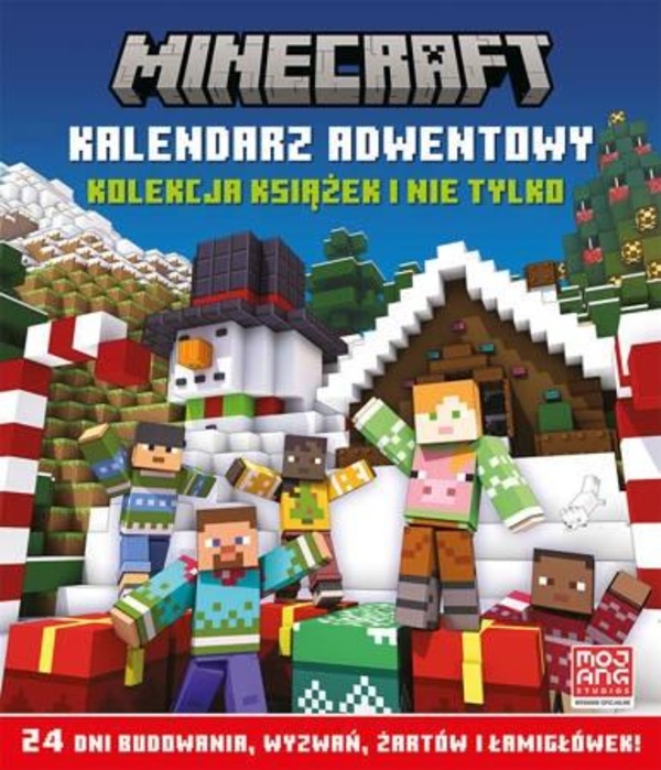 Minecraft Kalendarz adwentowy Kolekcja książek i nie tylko