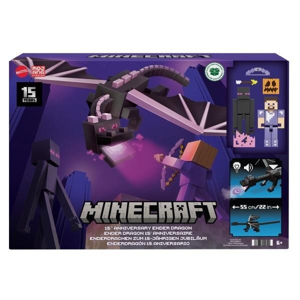 Minecraft Smok Kresu 15 rocznica Zestaw figurek HTN25