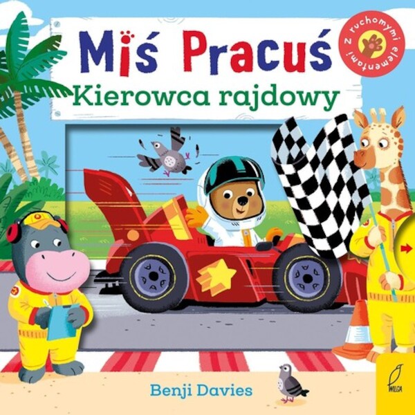 Miś Pracuś Kierowca rajdowy