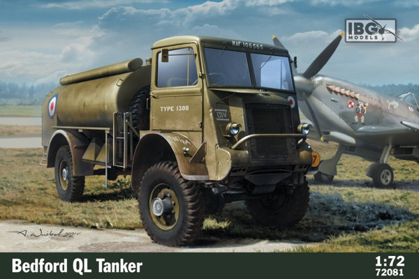 Model do sklejania Bedford QL Tanker Skala 1:72