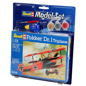 Model Set Fokker Dr. 1 Tripla Skala 1:72