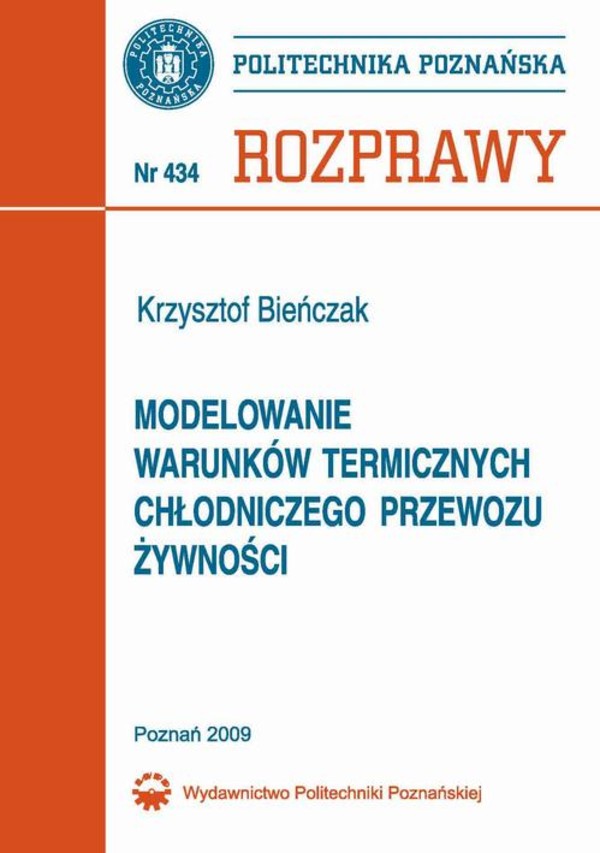 Modelowanie warunków termicznych chłodniczego przewozu żywności - pdf