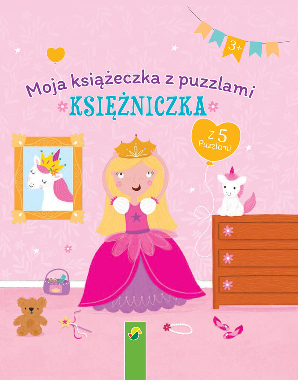 Księżniczka Moja książeczka z puzzlami