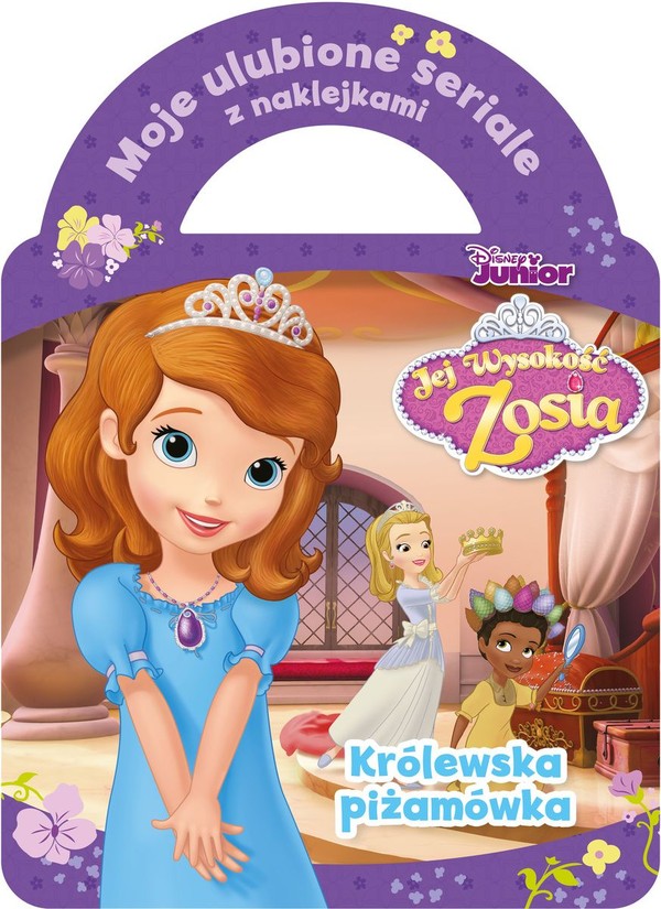 Królewska piżamówka Disney Junior Jej Wysokość Zosia Moje ulubione seriale z naklejkami