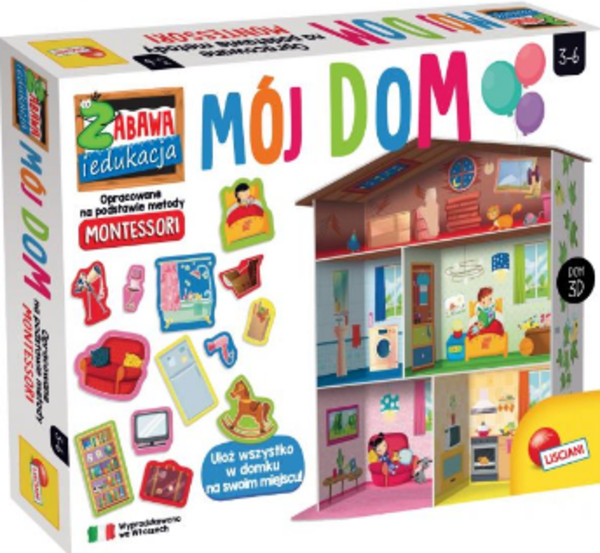 Montessori Zabawa edukacyjna Mój dom