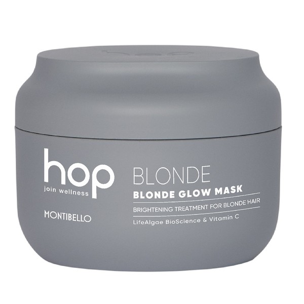 HOP Blonde Glow Maska rozświetlająca neutralizująca refleksy do włosów blond i rozjaśnianych