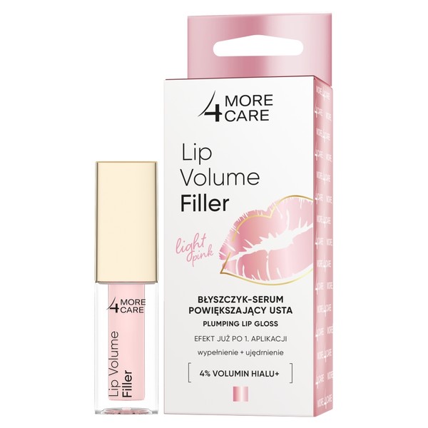 Lip Volume Filler Light Pink Błyszczyk-serum powiększający usta