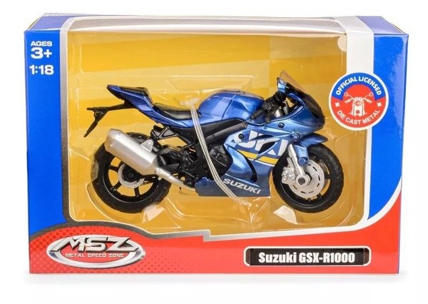 Suzuki GSX-R1000 blue 1:18