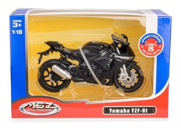 Yamaha YZF-R1 black 1:18