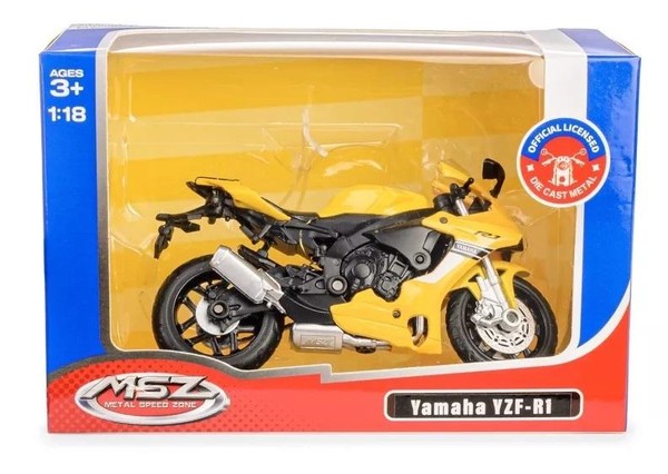 Yamaha YZF-R1 yellow 1:18