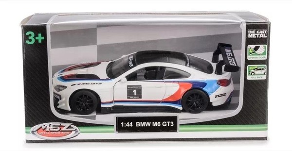 BMW M6 GT3 white 1:44