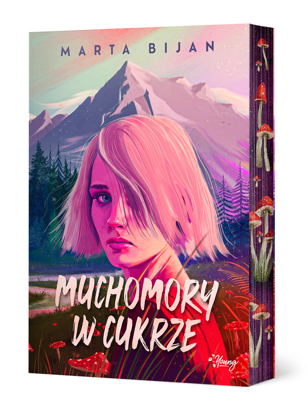 Muchomory w cukrze (barwione brzegi)