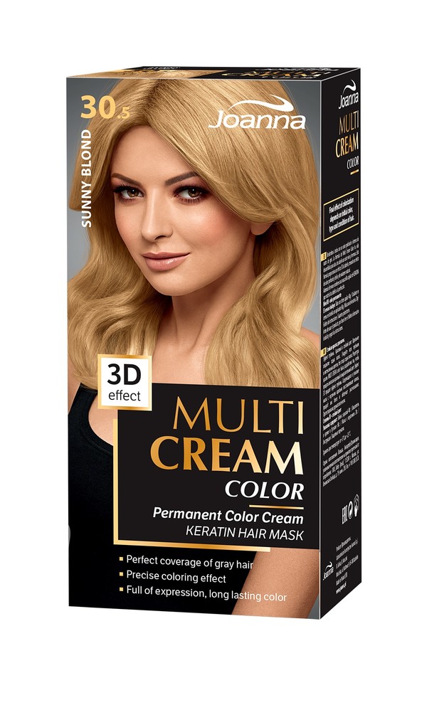 Multi Cream Color 30.5 Słoneczny Blond Farba do włosów MIX stara/nowa szata graficzna