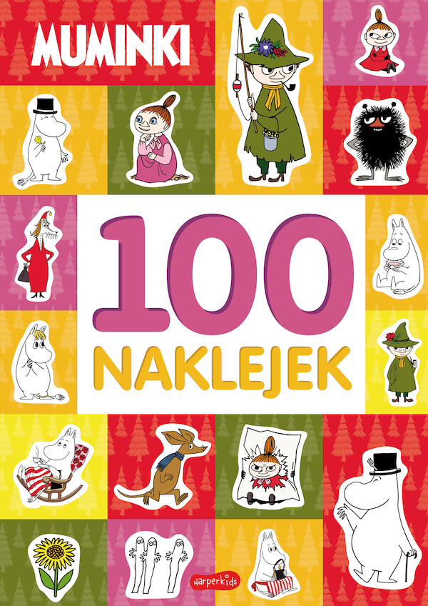 Muminki 100 naklejek