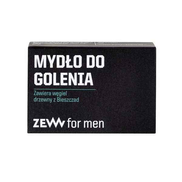 Mydło do golenia zawiera węgiel drzewny z Bieszczad