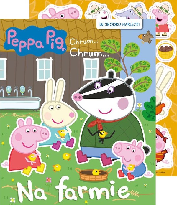 Na farmie Świnka Peppa chrum chrum activity z naklejkami