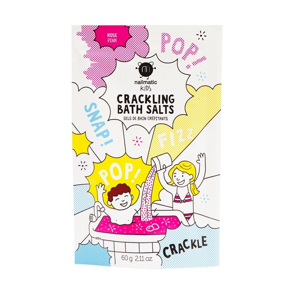 Kids Crackling Bath Salt Pink Sól do kąpieli dla dzieci