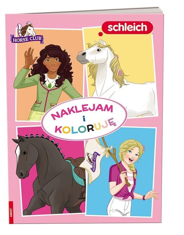 Naklejam i koloruję Schleich Horse Club