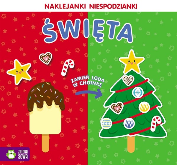 Naklejanki niespodzianki Święta