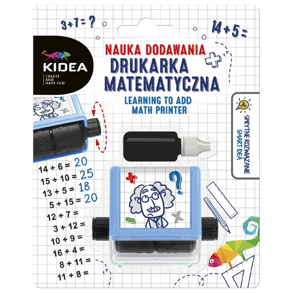 Nauka dodawania drukarka matematyczna kidea