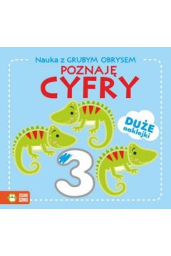 Poznaję cyfry Nauka z grubym obrysem