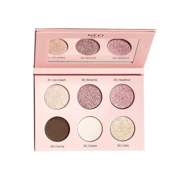 Eyeshadow Palette Nude Paleta cieni prasowanych