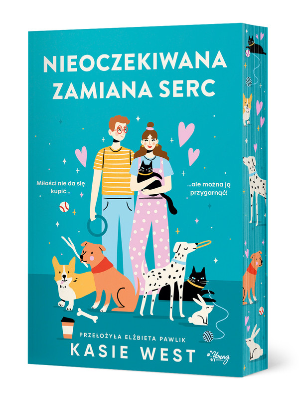 Nieoczekiwana zamiana serc (barwione brzegi)