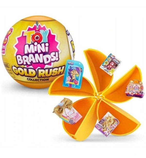 Niespodzianka kula Toy Mini Brands Gold Rush